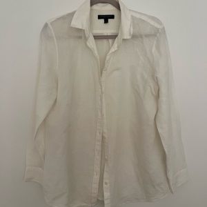 Banana Republic linen and cotton blouse size large.
